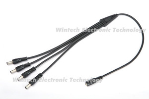 1 to 4 power connector splitter